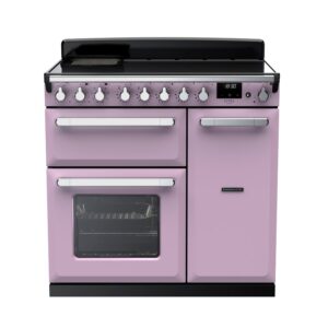 Rangemaster Estel Deluxe 100cm Induction Range Cooker - Heather + Chrome
