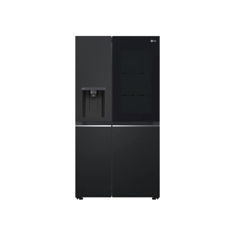 Refurbished LG InstaView GSGV81EPLD Freestanding 635 Litre Frost Free American Fridge Freezer Black - Image 3