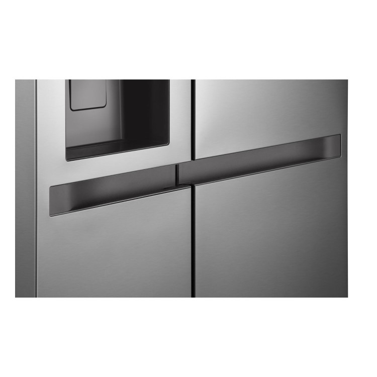 LG NatureFRESH 628 Litre Side-by-Side American Fridge Freezer - Steel - Image 6