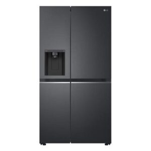 LG NatureFRESH 635 Litre Side-by-Side American Fridge Freezer - Matte Black