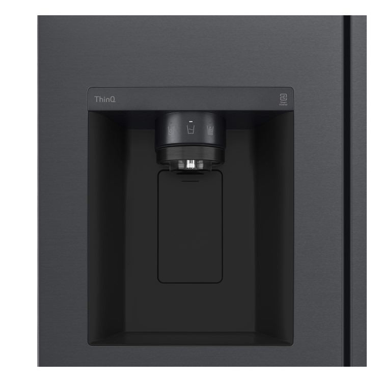 LG NatureFRESH 635 Litre Side-by-Side American Fridge Freezer - Matte Black - Image 9