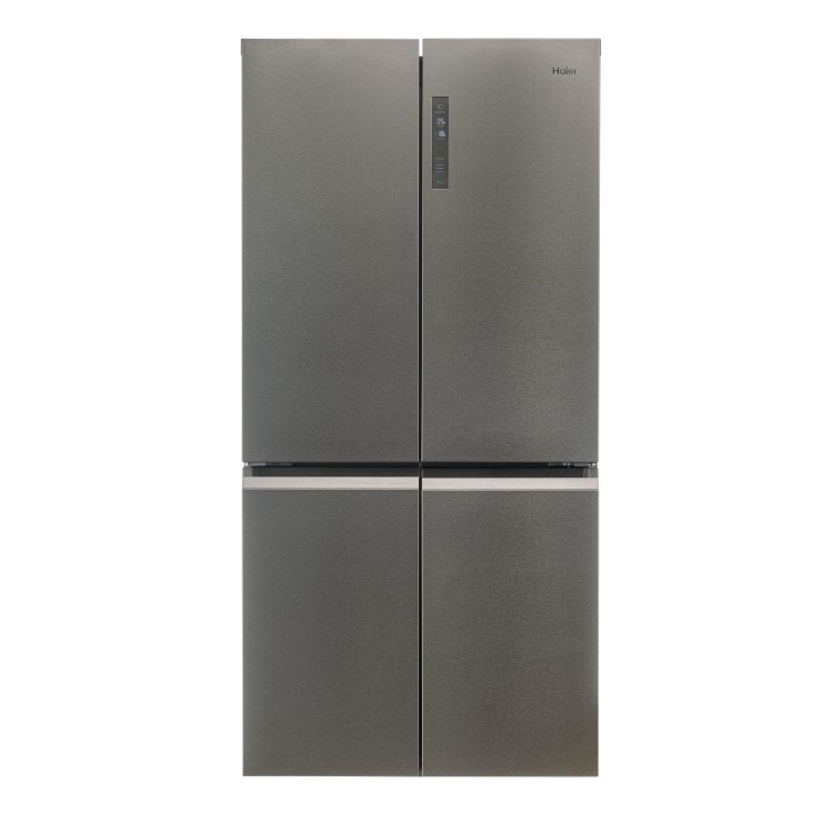 Haier Series 5 643 Litre Side-by-Side American Fridge Freezer - Stainless steel - Image 2