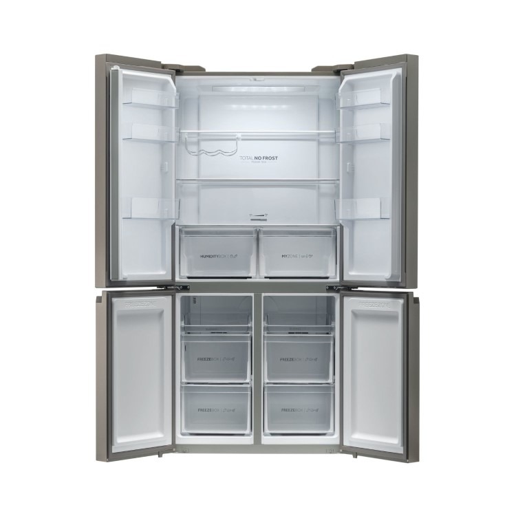 Haier Series 5 643 Litre Side-by-Side American Fridge Freezer - Stainless steel - Image 3