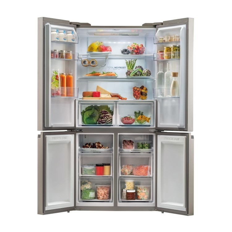 Haier Series 5 643 Litre Side-by-Side American Fridge Freezer - Stainless steel - Image 5