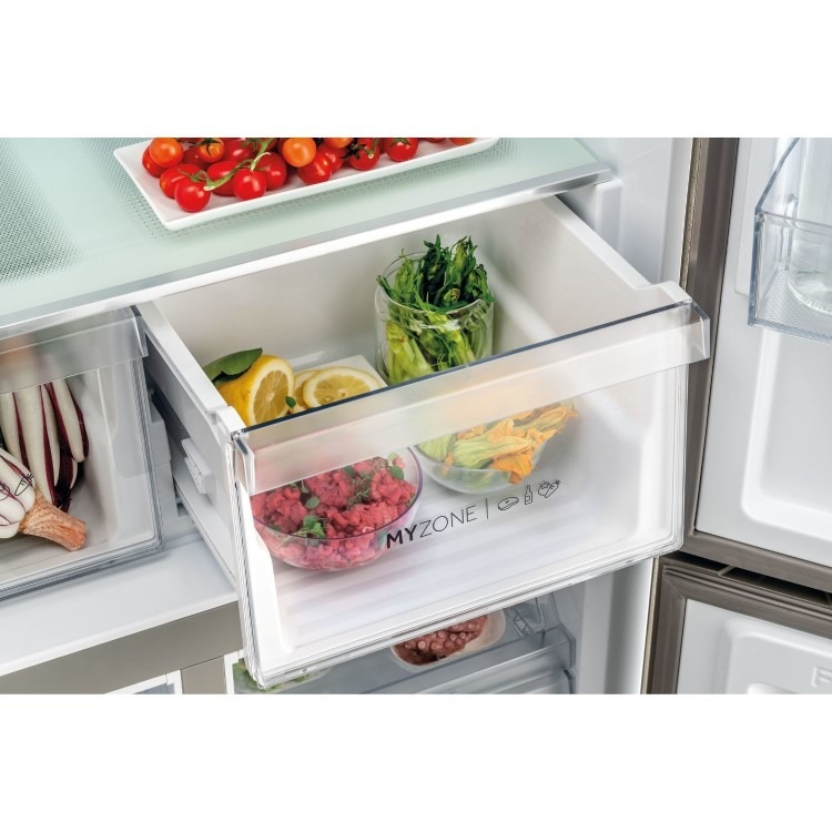 Haier Series 5 643 Litre Side-by-Side American Fridge Freezer - Stainless steel - Image 6