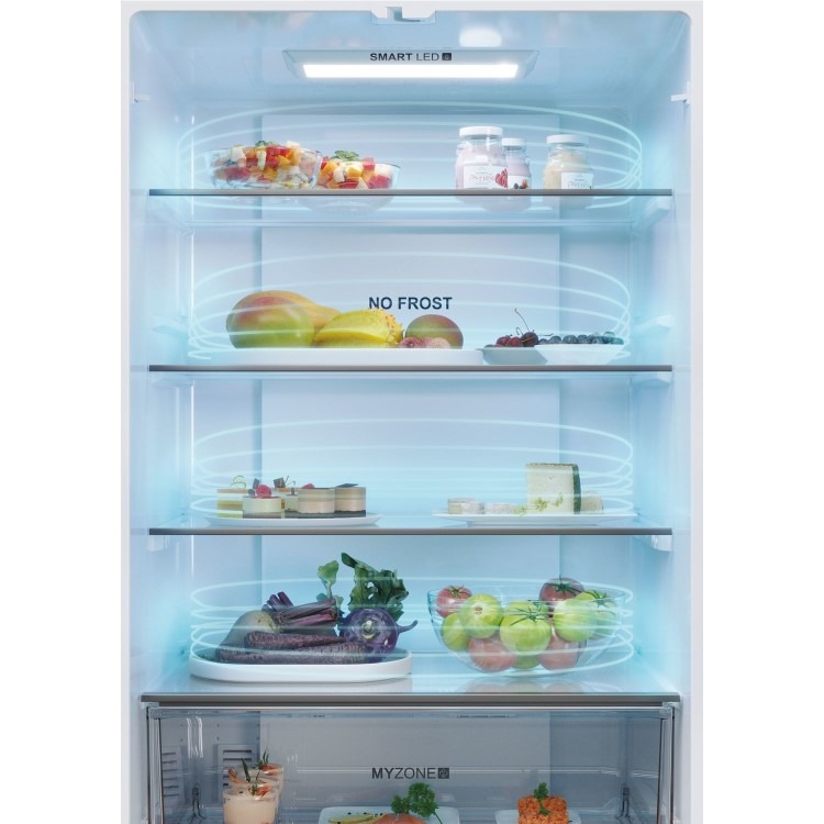 Haier FD 70 Series 5 444 Litre French Style American Fridge Freezer - Platinum Inox - Image 12