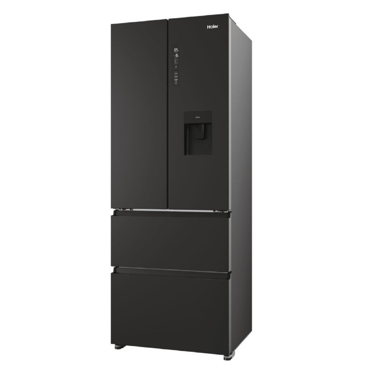 Haier FD 70 Series 5 444 Litre French Style American Fridge Freezer - Black - Image 5