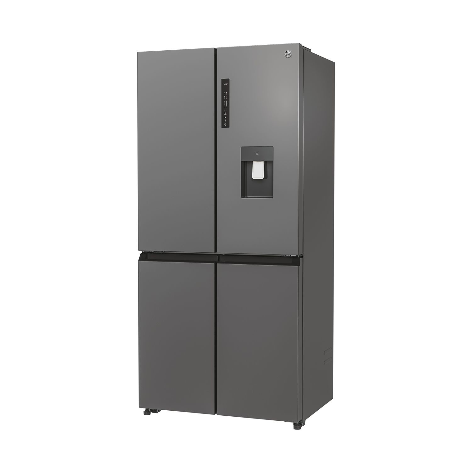 Hoover 463 Litre Four Door Freestanding Fridge Freezer - Silver - Image 4