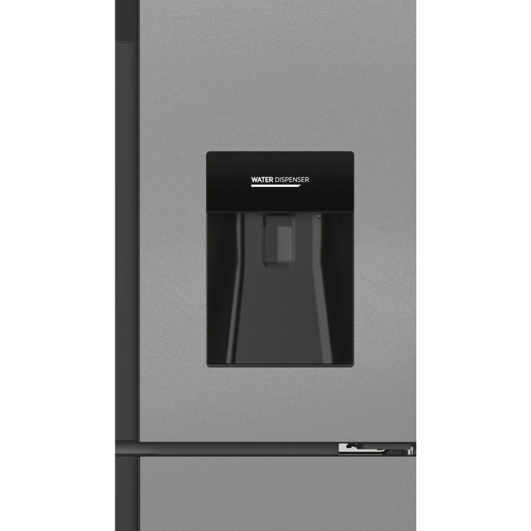 Hoover H-FRIDGE 700 MAXI 432 Litre French Style American Fridge Freezer - Silver - Image 7