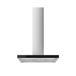 Smeg 90cm Island Cooker Hood - Stainless Steel with Black Glass