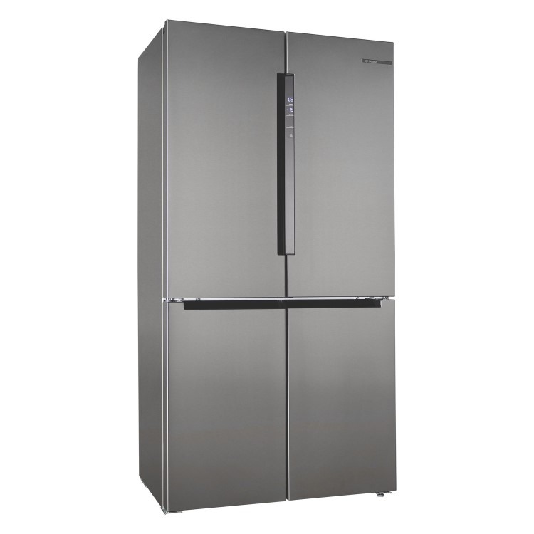 Bosch Series 4 605 Litre Four Door Freestanding Fridge Freezer - EasyClean Stainless Steel - Image 2