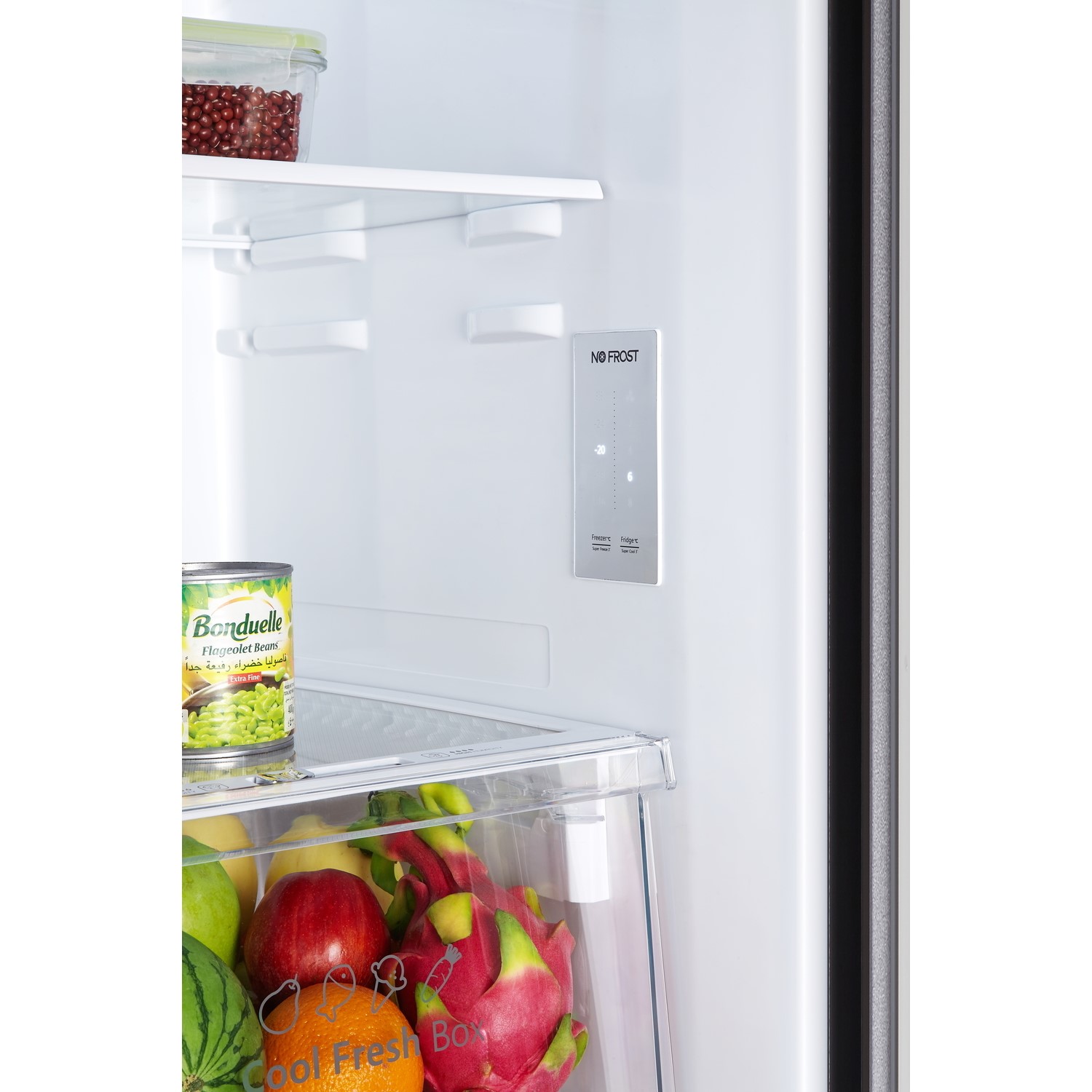 Fridgemaster 427 Litre Four Door American Fridge Freezer - Silver - Image 3