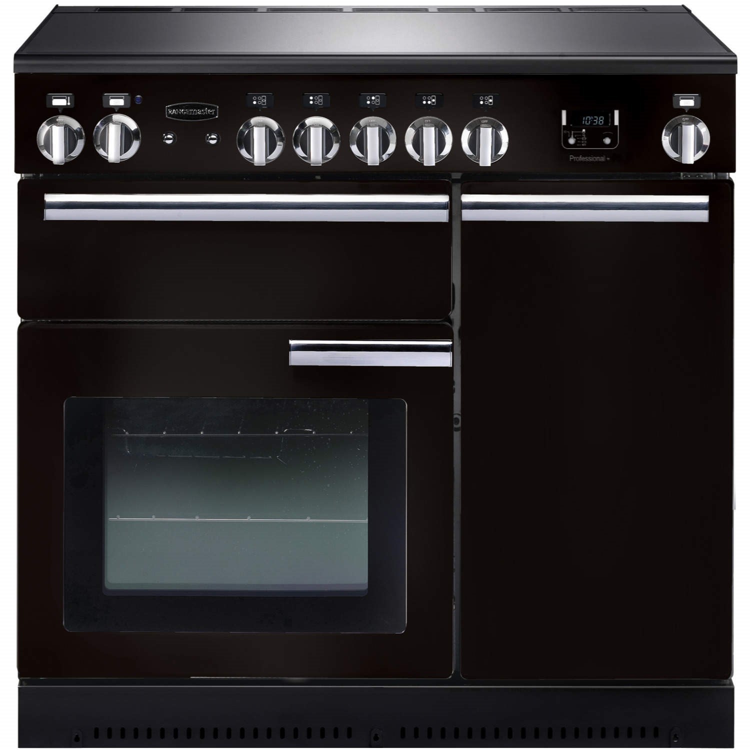 Rangemaster Professional Plus 90cm Electric Induction Range Cooker - Black
