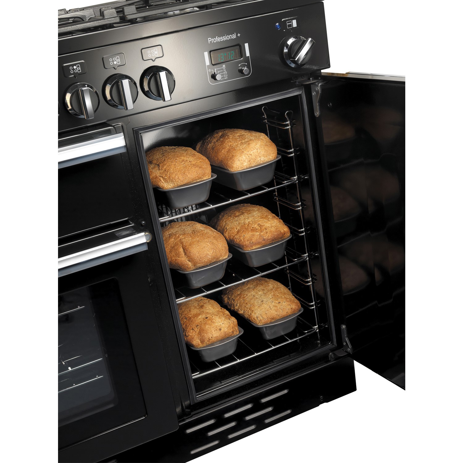 Rangemaster Professional Plus 90cm Electric Induction Range Cooker - Black - Image 6