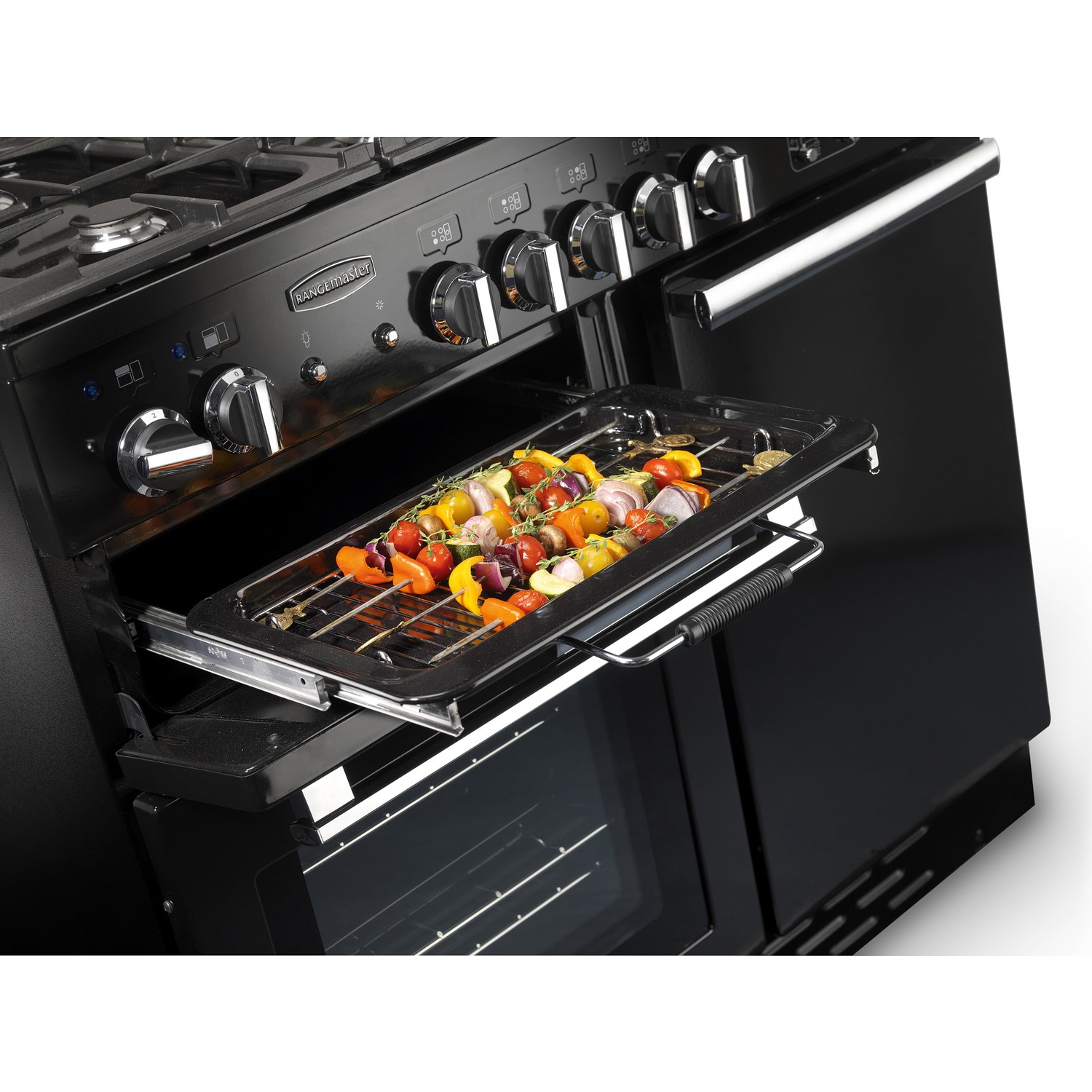 Rangemaster Professional Plus 90cm Electric Induction Range Cooker - Black - Image 7