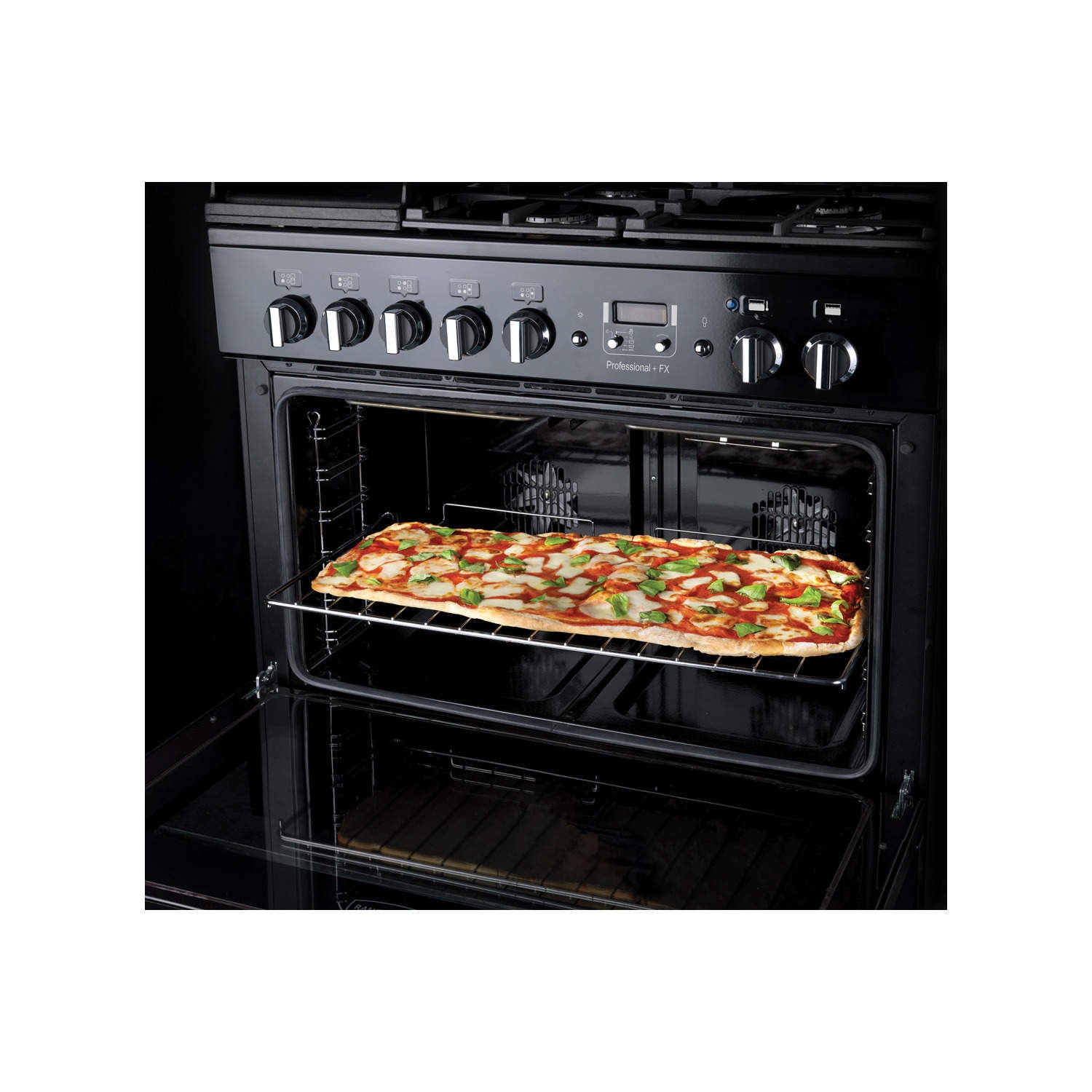 Rangemaster Professional Plus FX 90cm Electric Induction Range Cooker - Black - Image 9