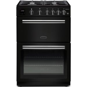 Refurbished Rangemaster Professional Plus PROPL60NGFBLC 60cm Gas Cooker Black And Chrome