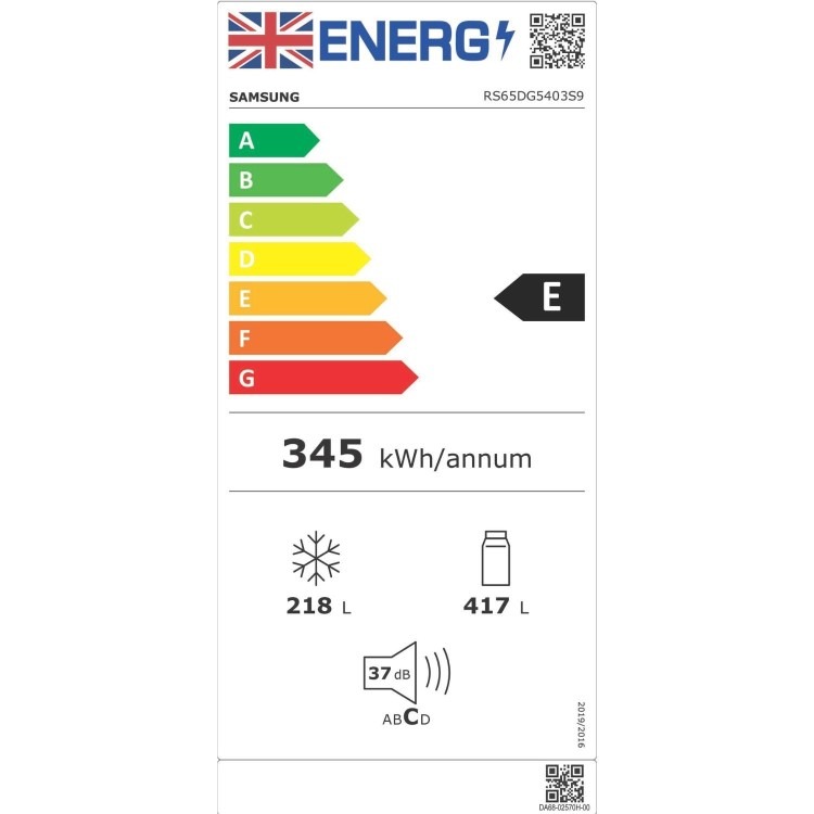 Refurbished Samsung RS65DG5403S9EU Freestanding 635 Litre Frost Free American Fridge Freezer with SpaceMax Technology Stainless steel - Image 10