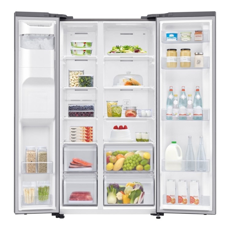 Refurbished Samsung RS65DG5403S9EU Freestanding 635 Litre Frost Free American Fridge Freezer with SpaceMax Technology Stainless steel - Image 9