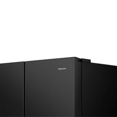 Hisense Pureflat Infinite 632 Litre Side-by-Side American Fridge Freezer - Black - Image 2
