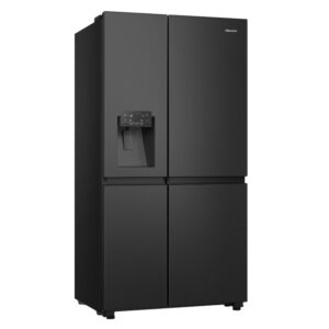 Hisense 632 Litre Side-By-Side American Fridge Freezer - Black