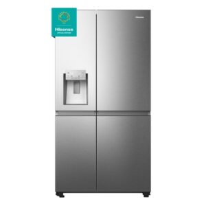 Hisense 632 Litre American Side-by-side Fridge Freezer - Stainless Steel
