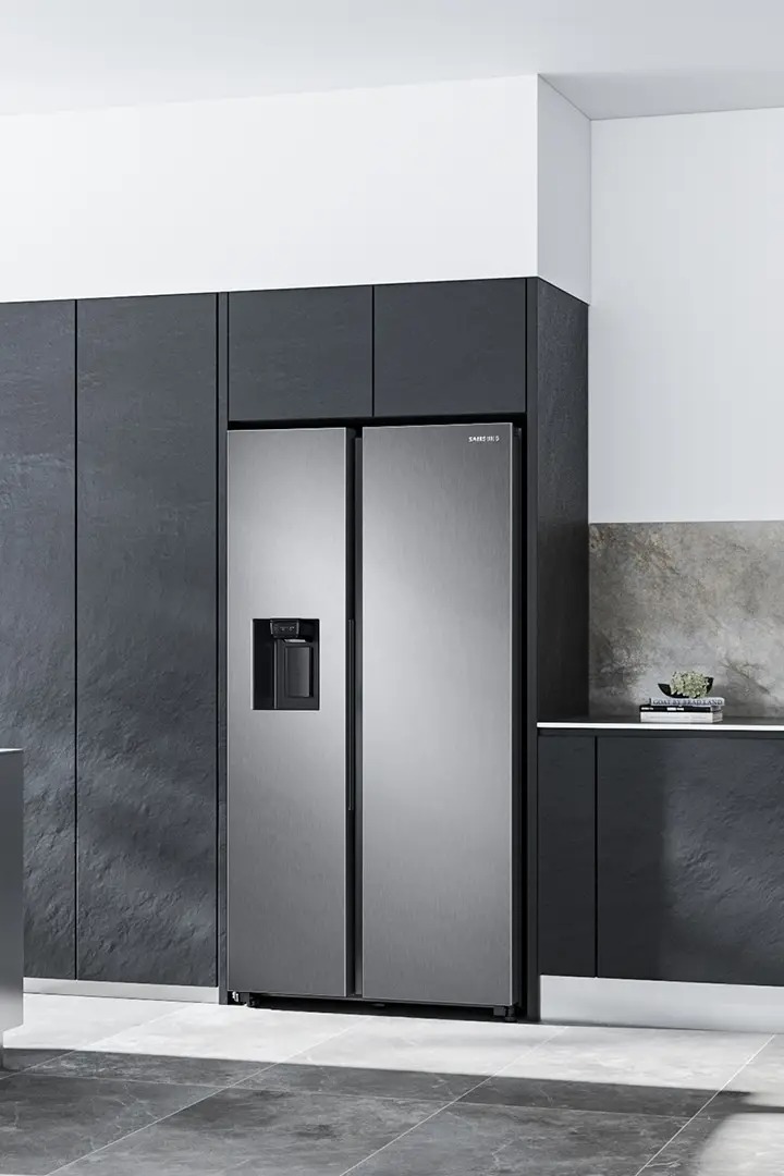 Samsung Series 8 635 Litre Side-By-Side American Fridge Freezer - Black Stainless Steel - Image 6