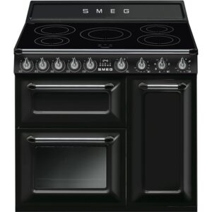 Smeg Victoria 90cm Electric Range Cooker - Black