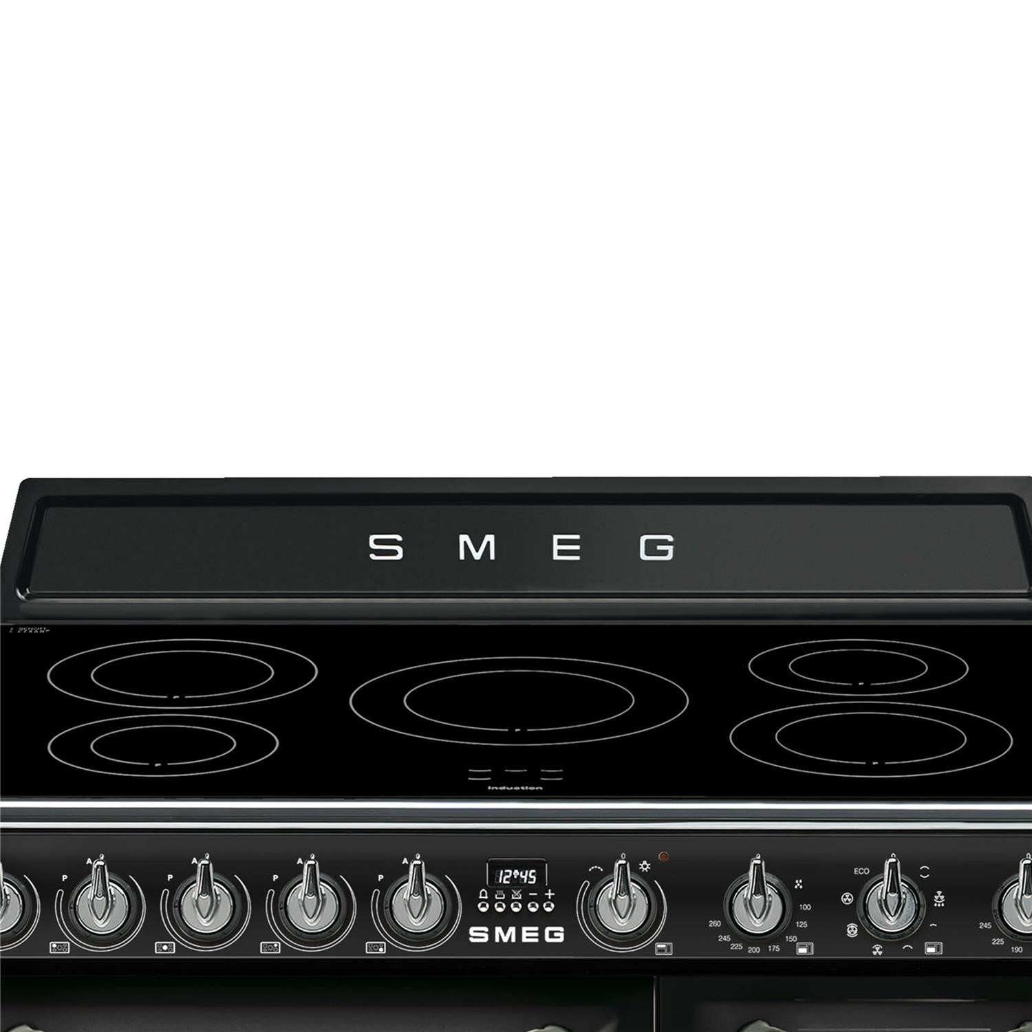 Smeg Victoria 90cm Electric Range Cooker - Black - Image 5