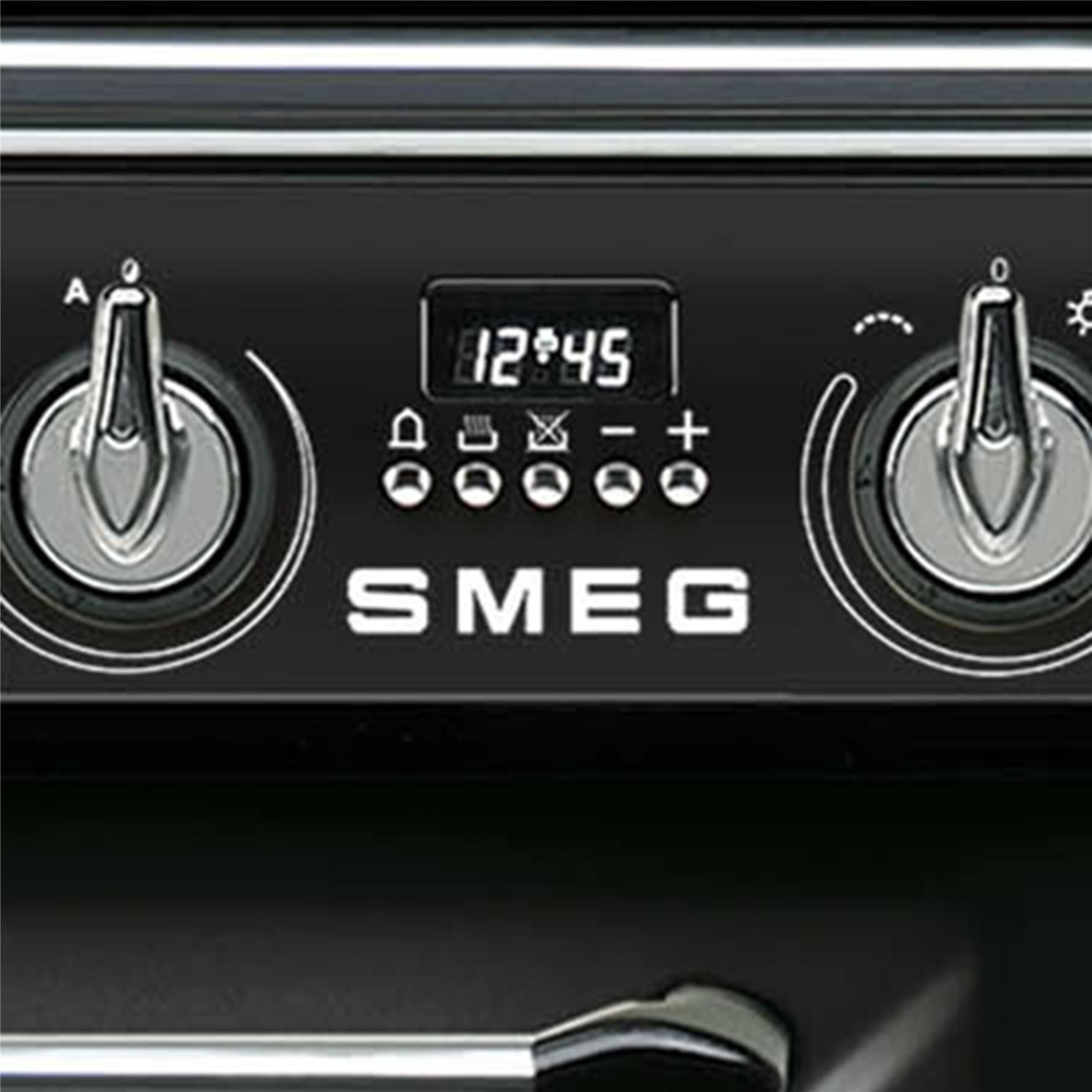 Smeg Victoria 90cm Electric Range Cooker - Black - Image 6