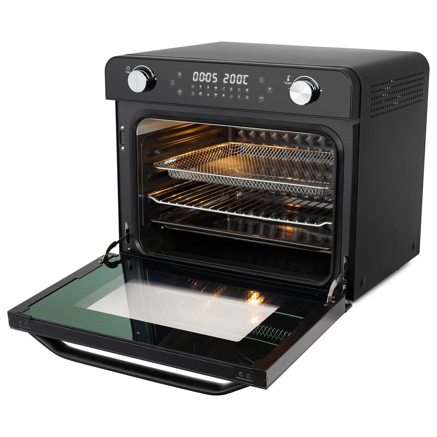 electriQ 32L Multi Function Mini Oven - Black - Image 4