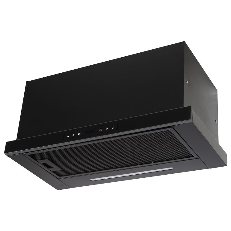 electriQ 60cm Telescopic Cooker Hood with Auto Opening - Image 2