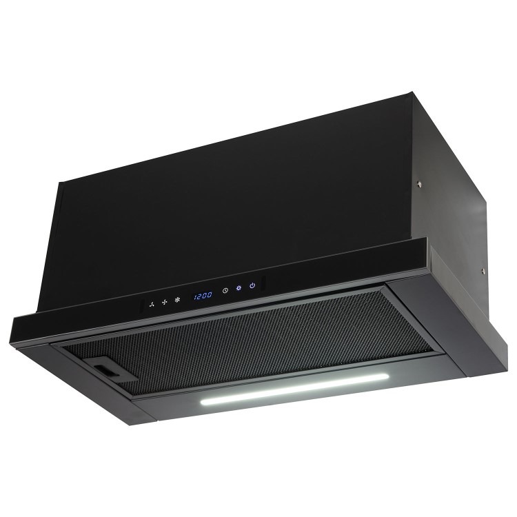 electriQ 60cm Telescopic Cooker Hood with Auto Opening - Image 3