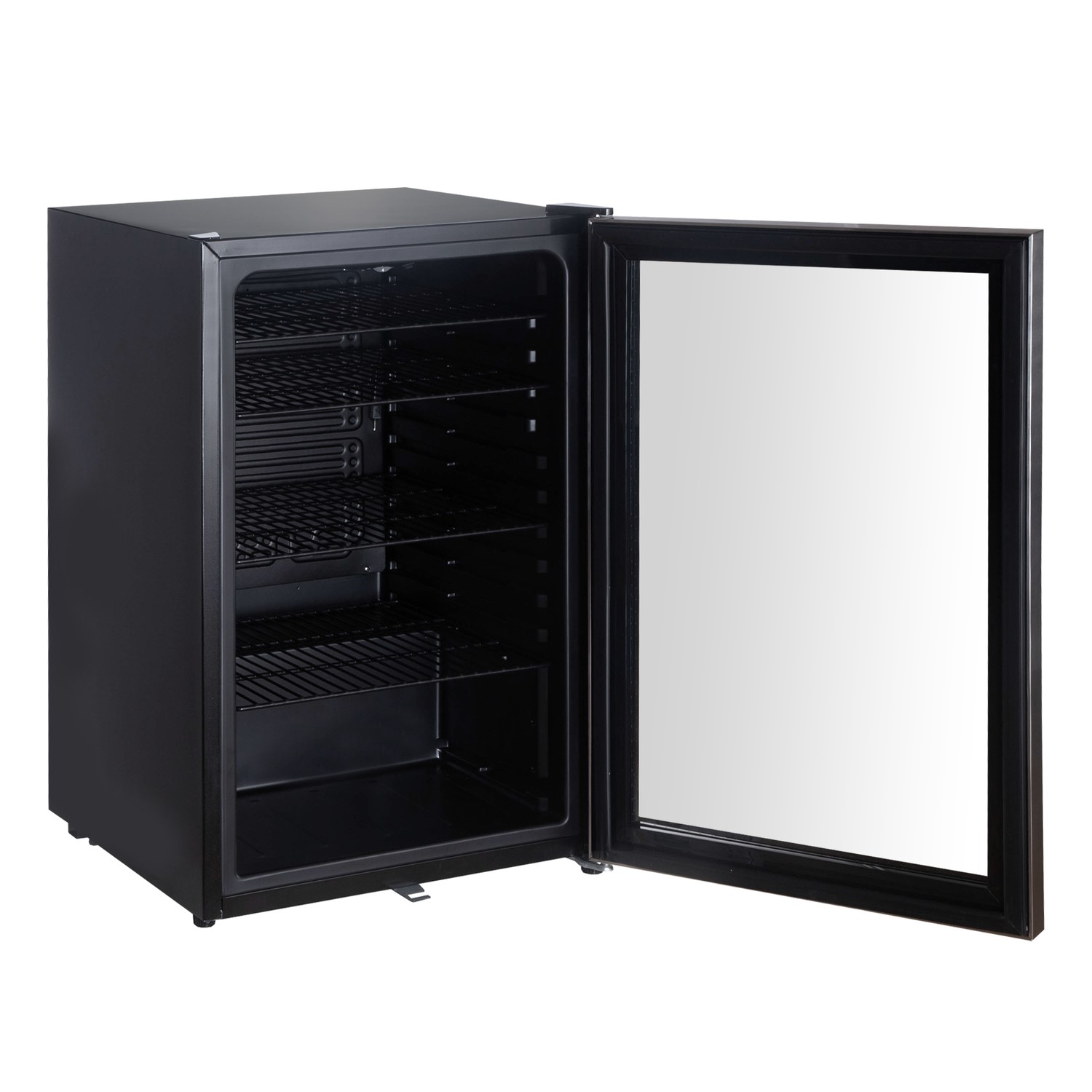 electriQ 115 Litre Drinks Fridge - Black with Stainless Steel Trim - Image 5