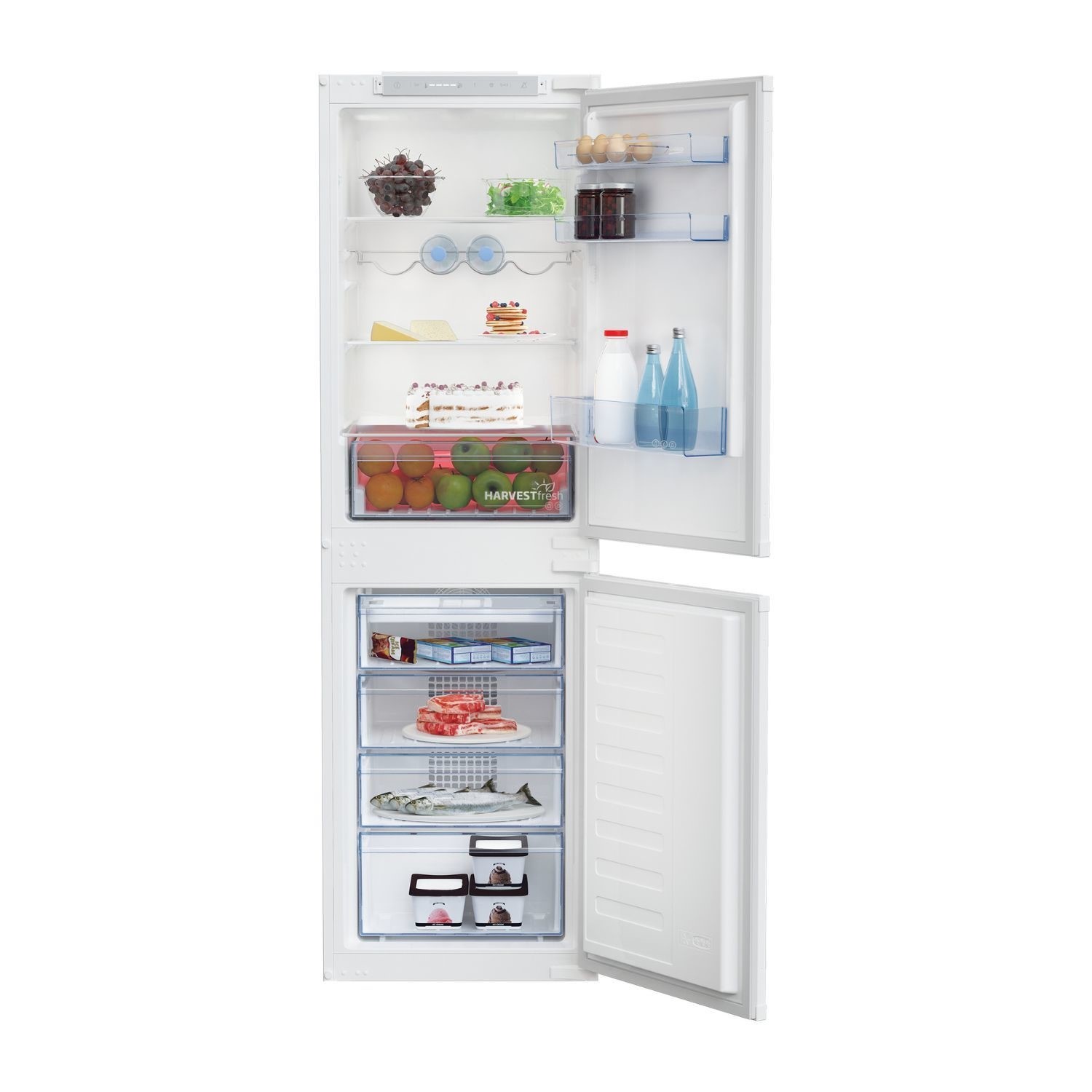 Beko 254 Litre 50/50 Integrated Fridge Freezer - Image 4