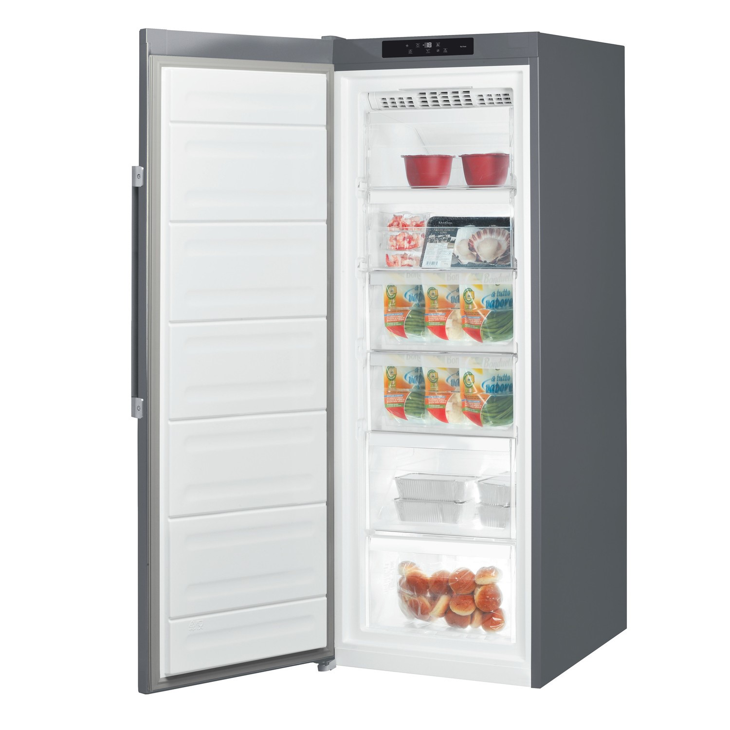 Hotpoint 263 Litre Freestanding Upright Freezer - Graphite - Image 2