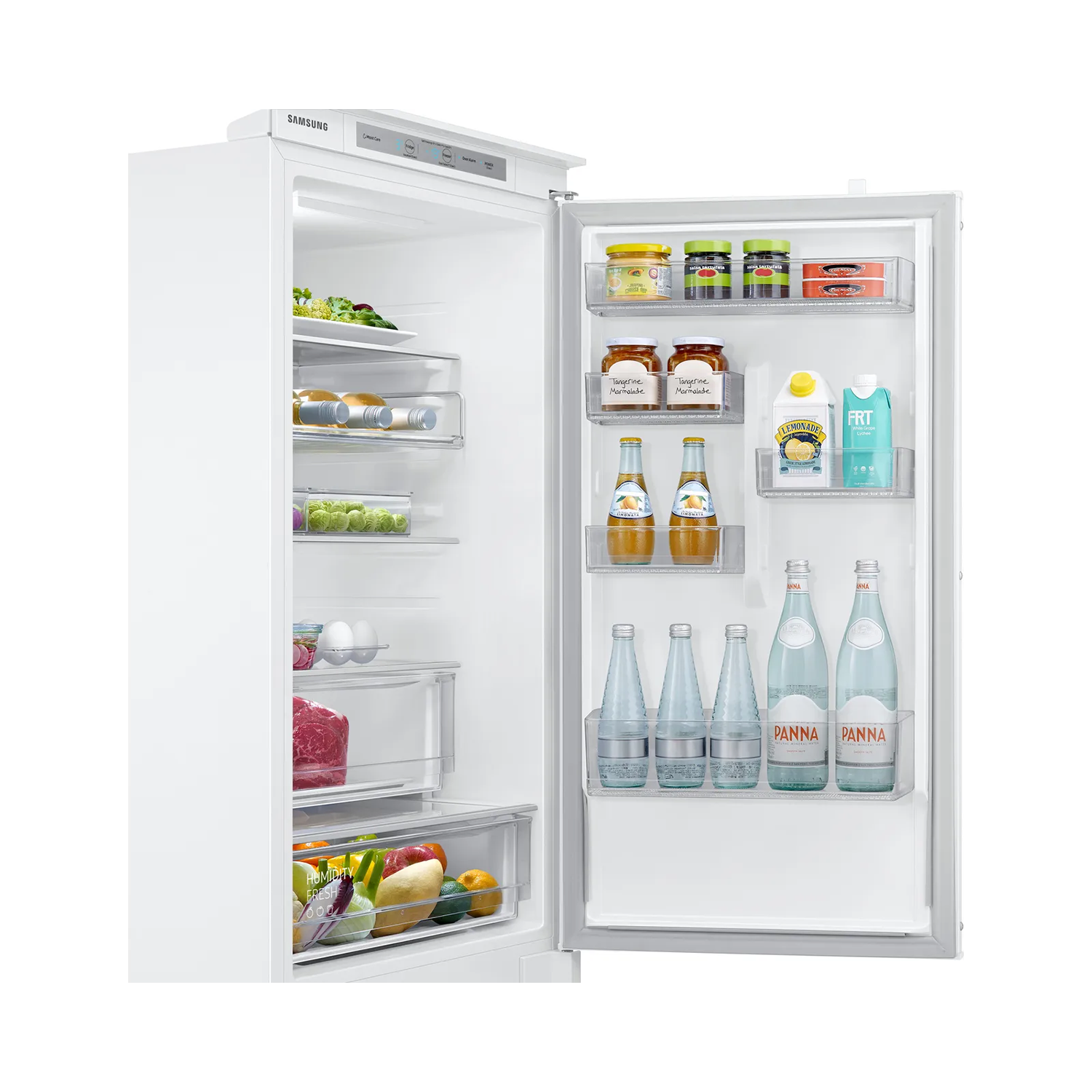 Refurbished Samsung BRB26705DWW Integrated 264 Litre 70/30 Frost Free Fridge Freezer White - Image 7