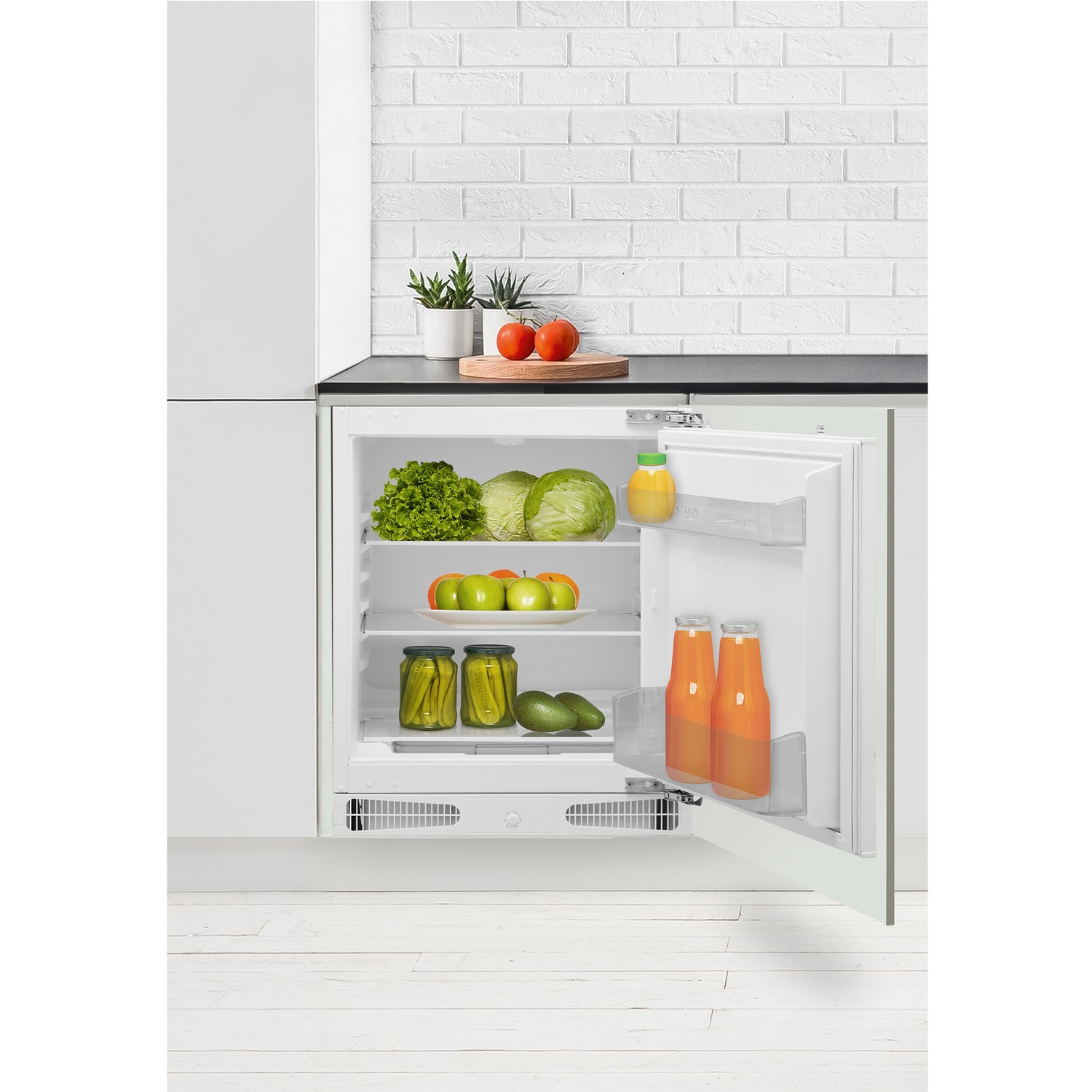CDA CDA 134 Litre Integrated Under Counter Larder Fridge - Image 3