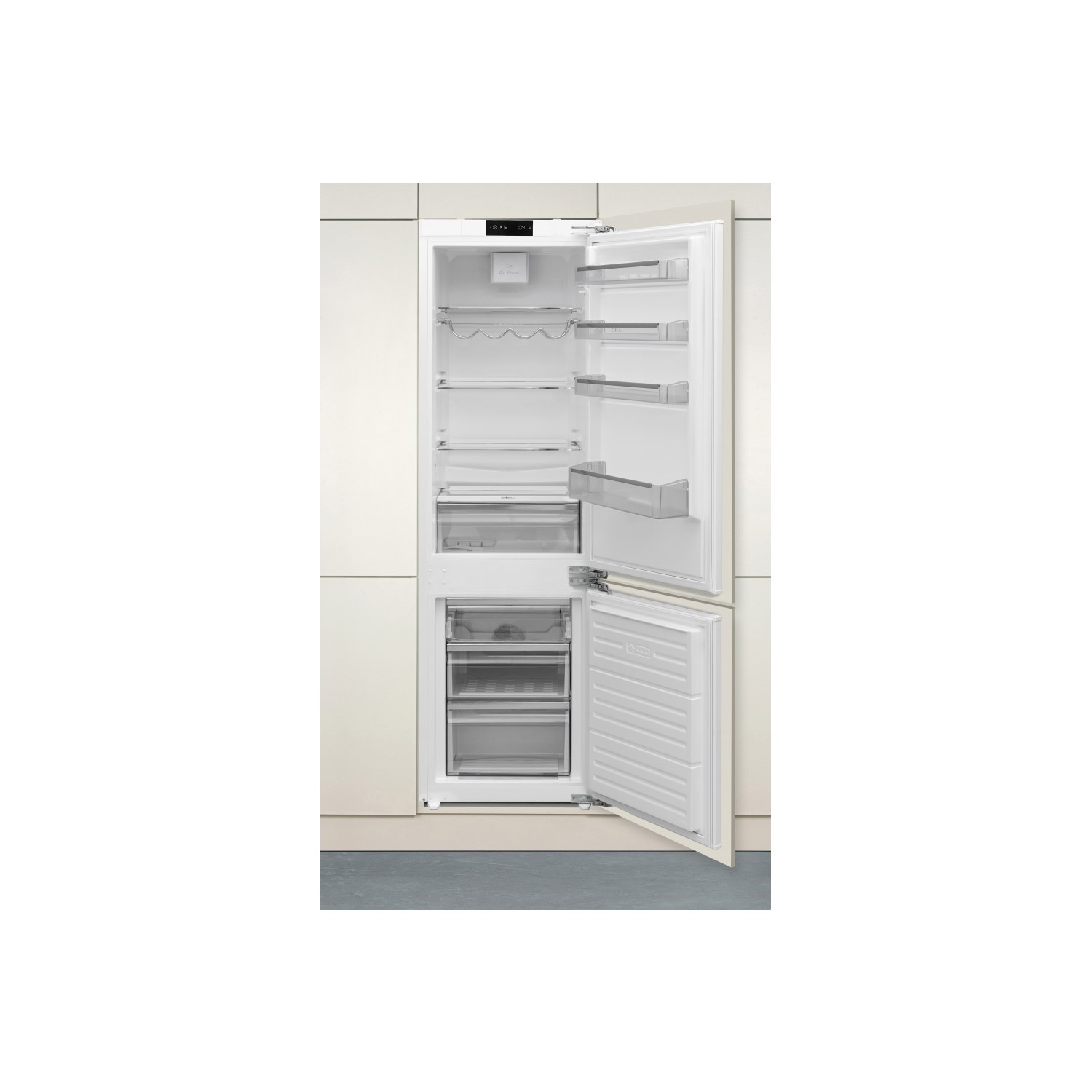 Refurbished CDA CRI971 Integrated 242 Litre 70/30 Frost Free Fridge Freezer White - Image 2
