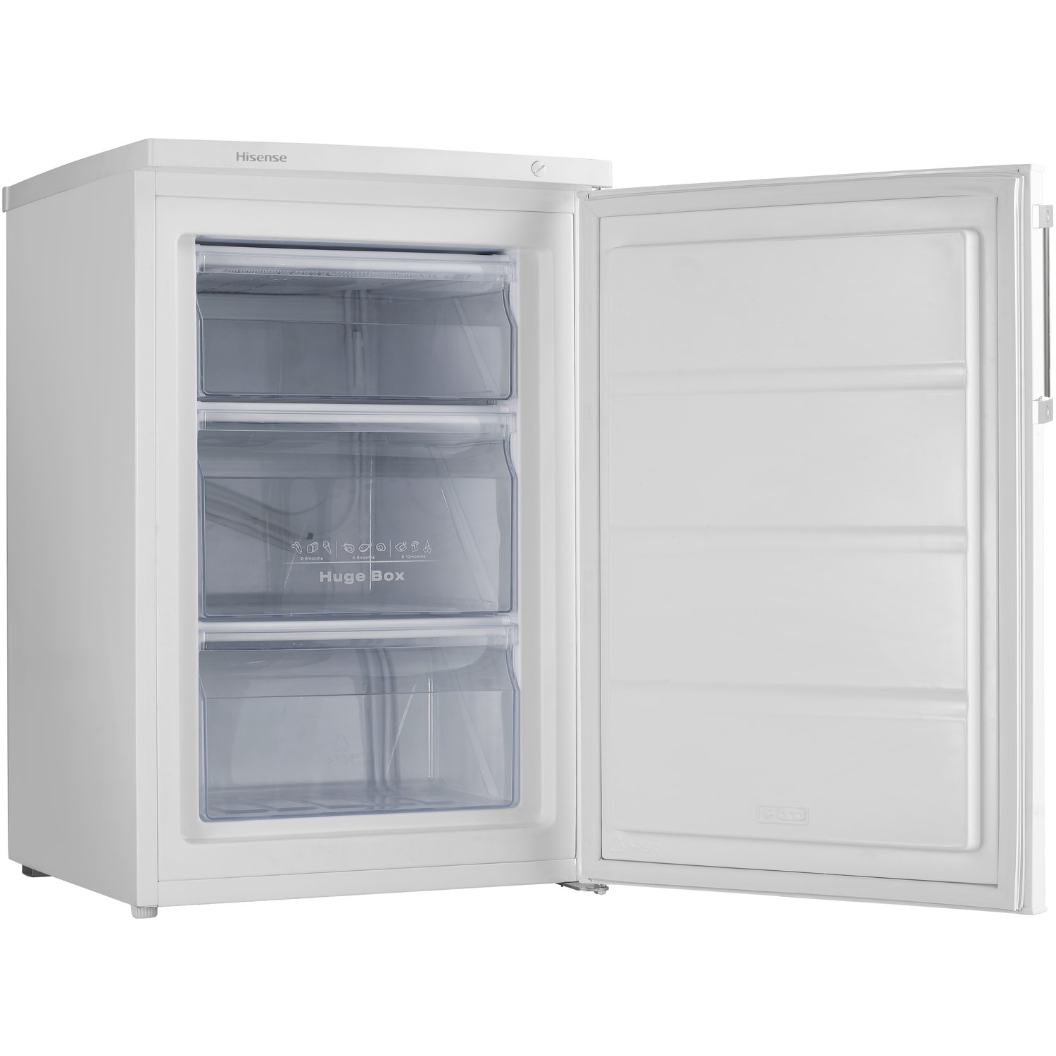 Hisense 85 Litre Freestanding Undercounter Freezer - White - Image 6