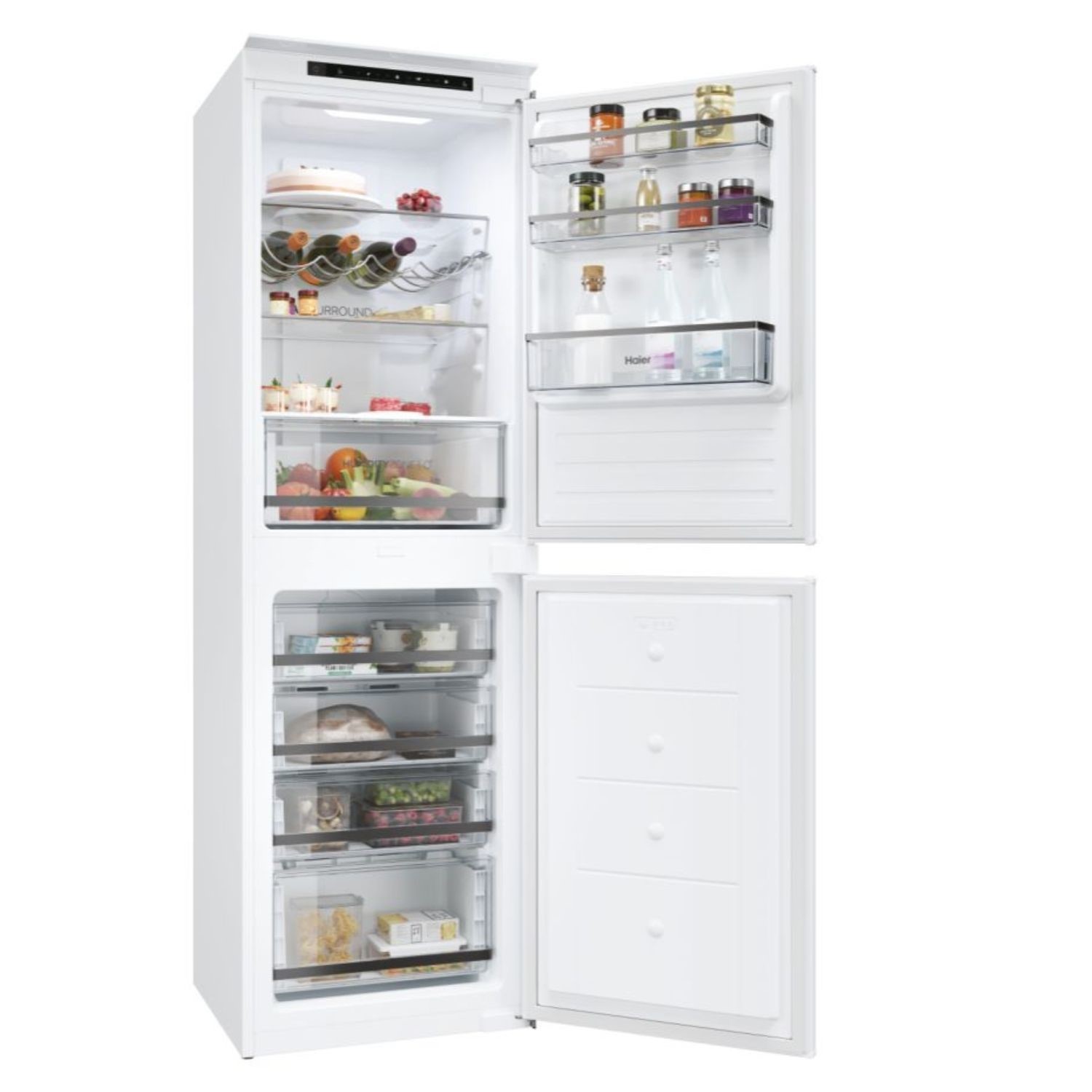Haier 242 Litre 50/50 Integrated Fridge Freezer - Image 4