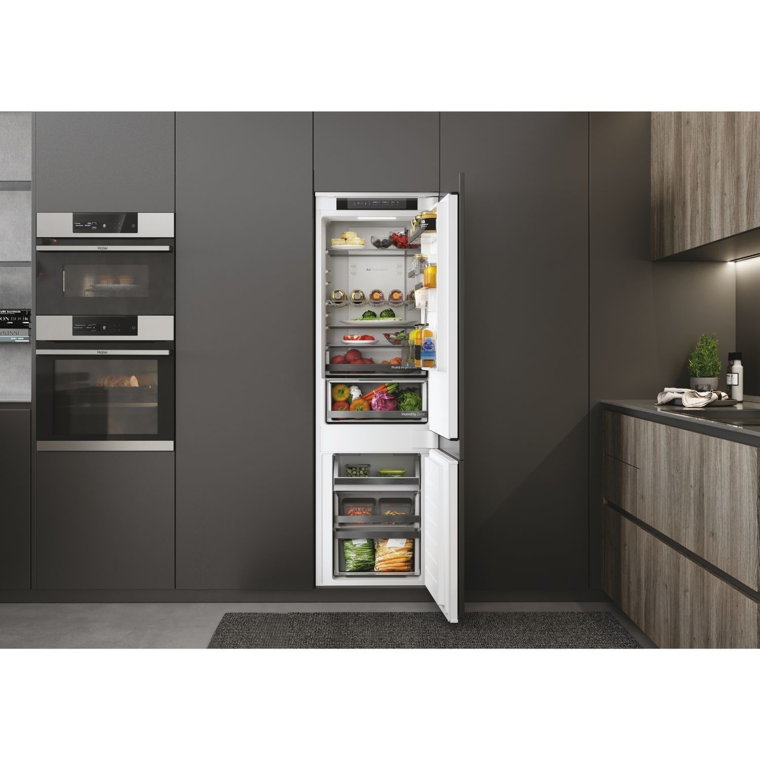 Haier Series 6 248 Litre 70/30 Integrated Fridge Freezer - Image 9