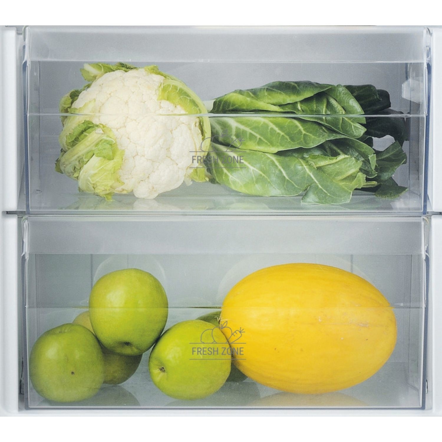 Refurbished Hotpoint HSZ18012UK Integrated 262 Litre In-column Upright Fridge White - Image 2