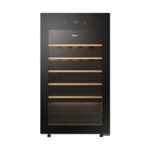 Haier 21 Bottle Compressor Wine Cooler Freestanding - Black