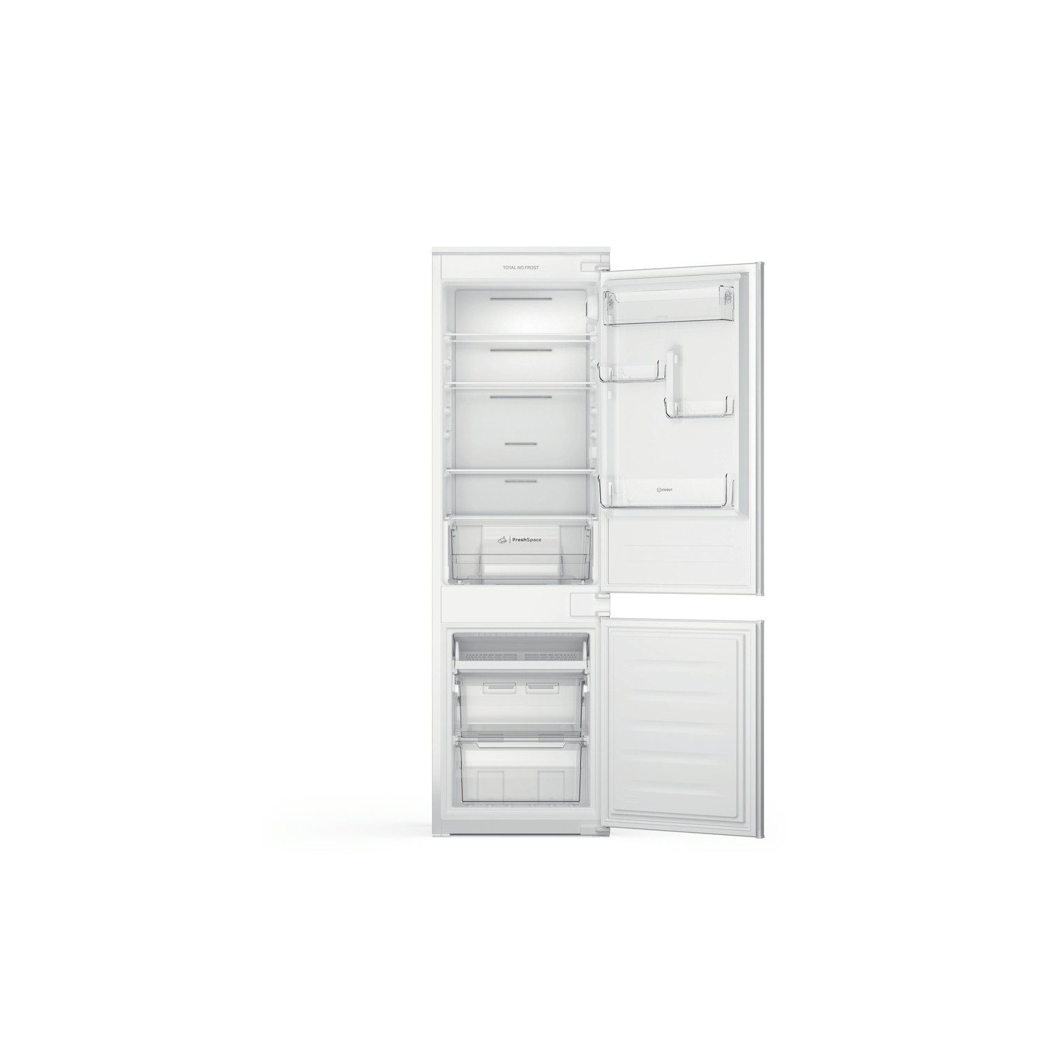 Indesit 250 Litre 70/30 Integrated Fridge Freezer - Image 3