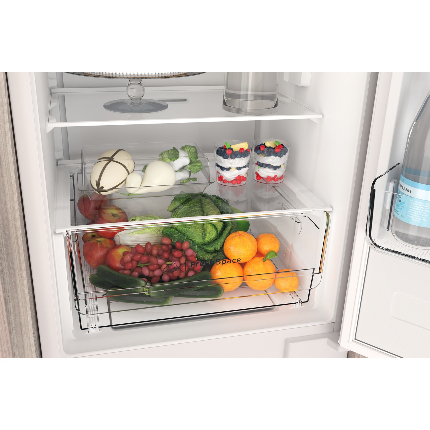 Indesit 250 Litre 70/30 Integrated Fridge Freezer - Image 5