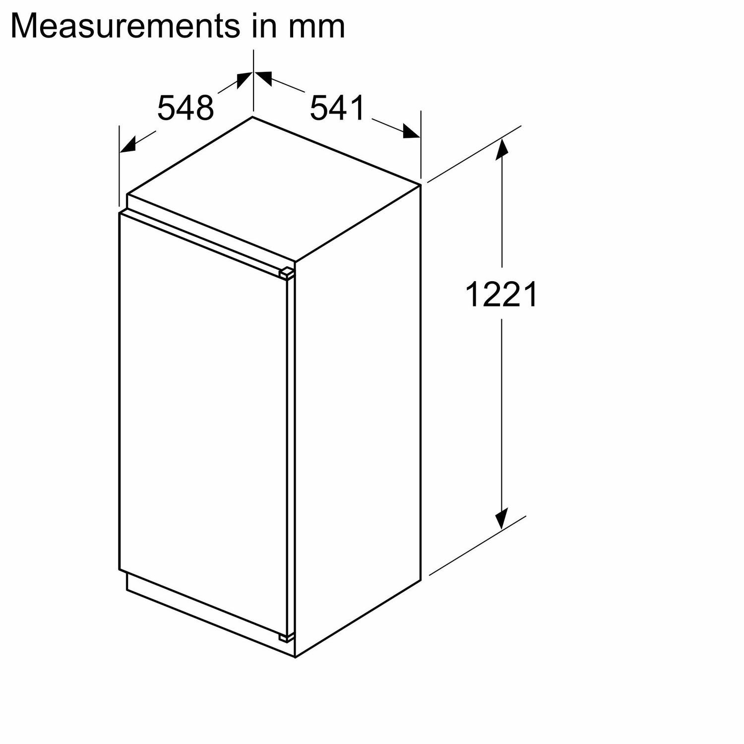 Neff N30 204 Litres In-column Integrated Larder Fridge - Image 6