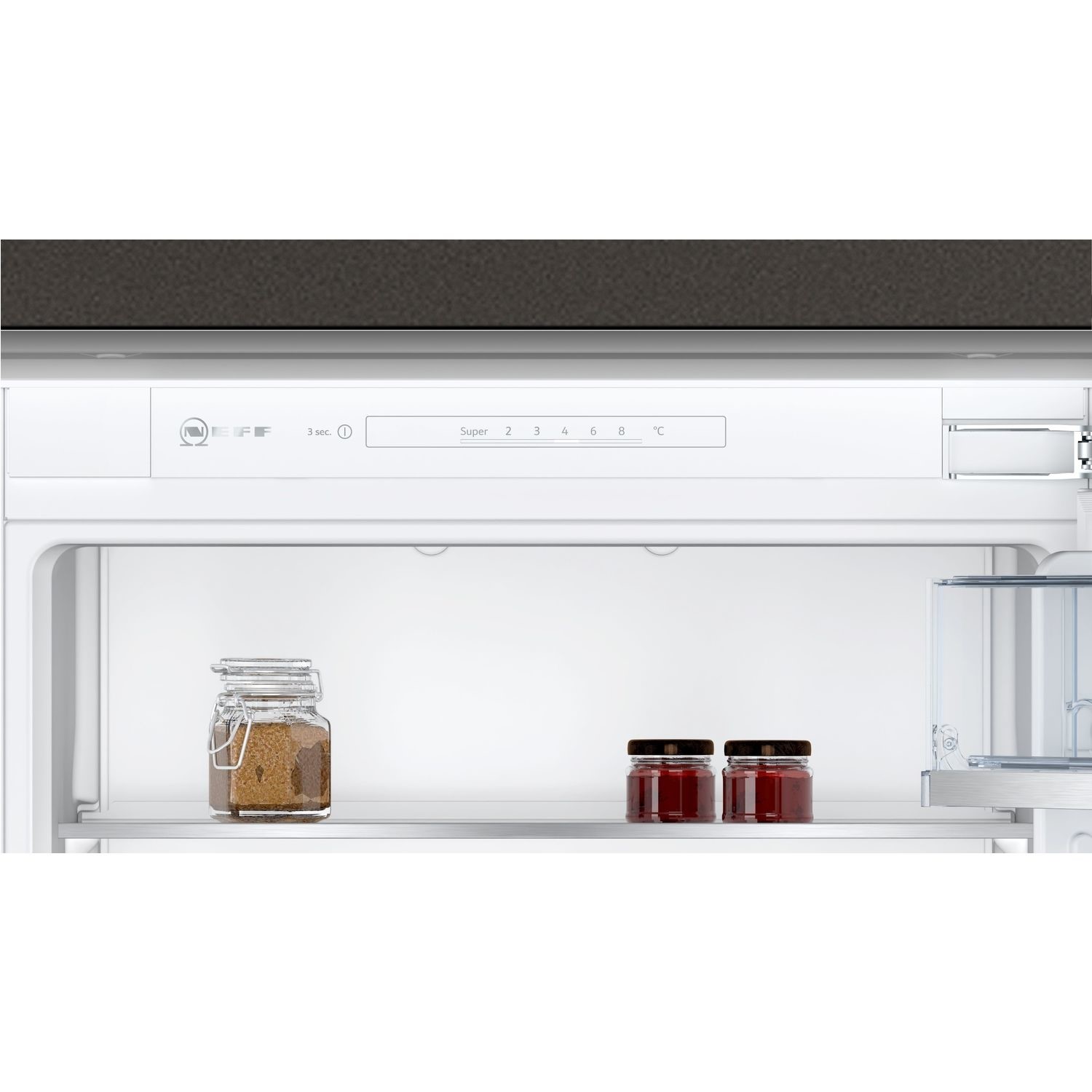 Neff N50 270 Litre 70/30 Low Frost Integrated Fridge Freezer - Image 4