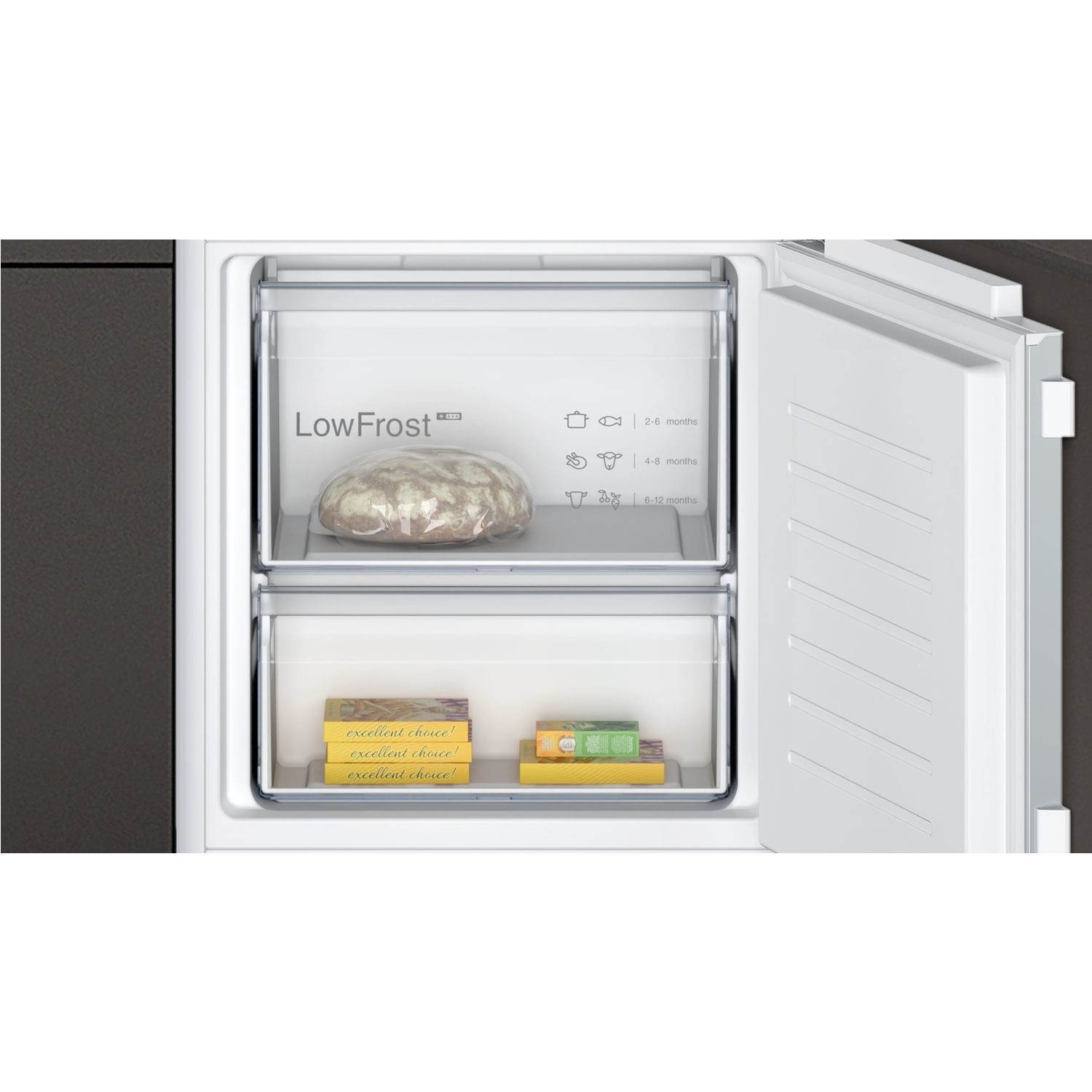 Neff N50 270 Litre 70/30 Low Frost Integrated Fridge Freezer - Image 5