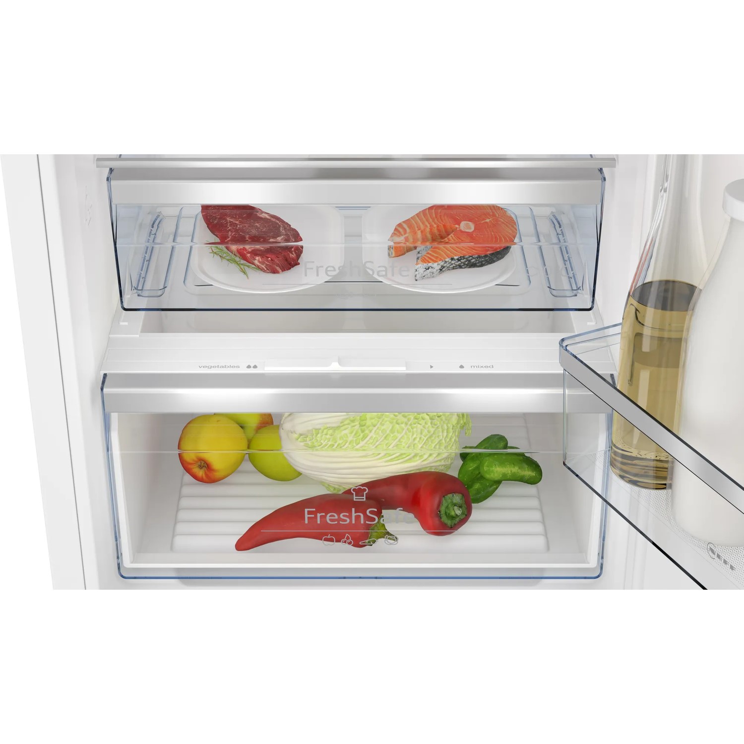 Refurbished Neff N50 KI7962FD0 Integrated 290 Litre 60/40 Frost Free Fridge Freezer White - Image 4